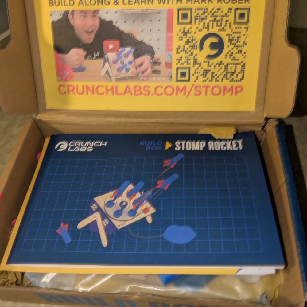 Stomp Rocket Learning Toy - Blue and Red